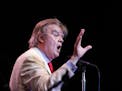 Garrison Keillor led an audience singalong during a 2016 broadcast of "A Prairie Home Companion" from the State Theatre in Minneapolis.