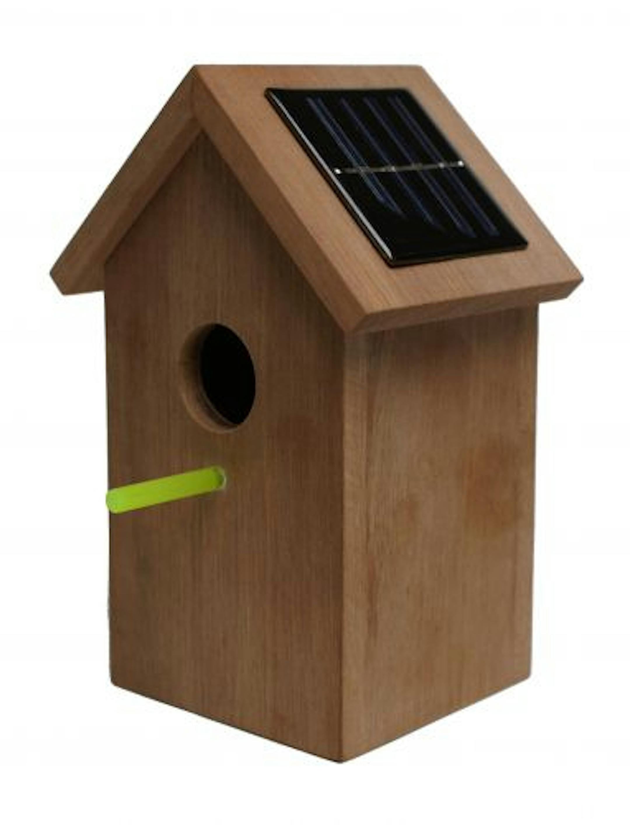 Solar bird house from Oooms