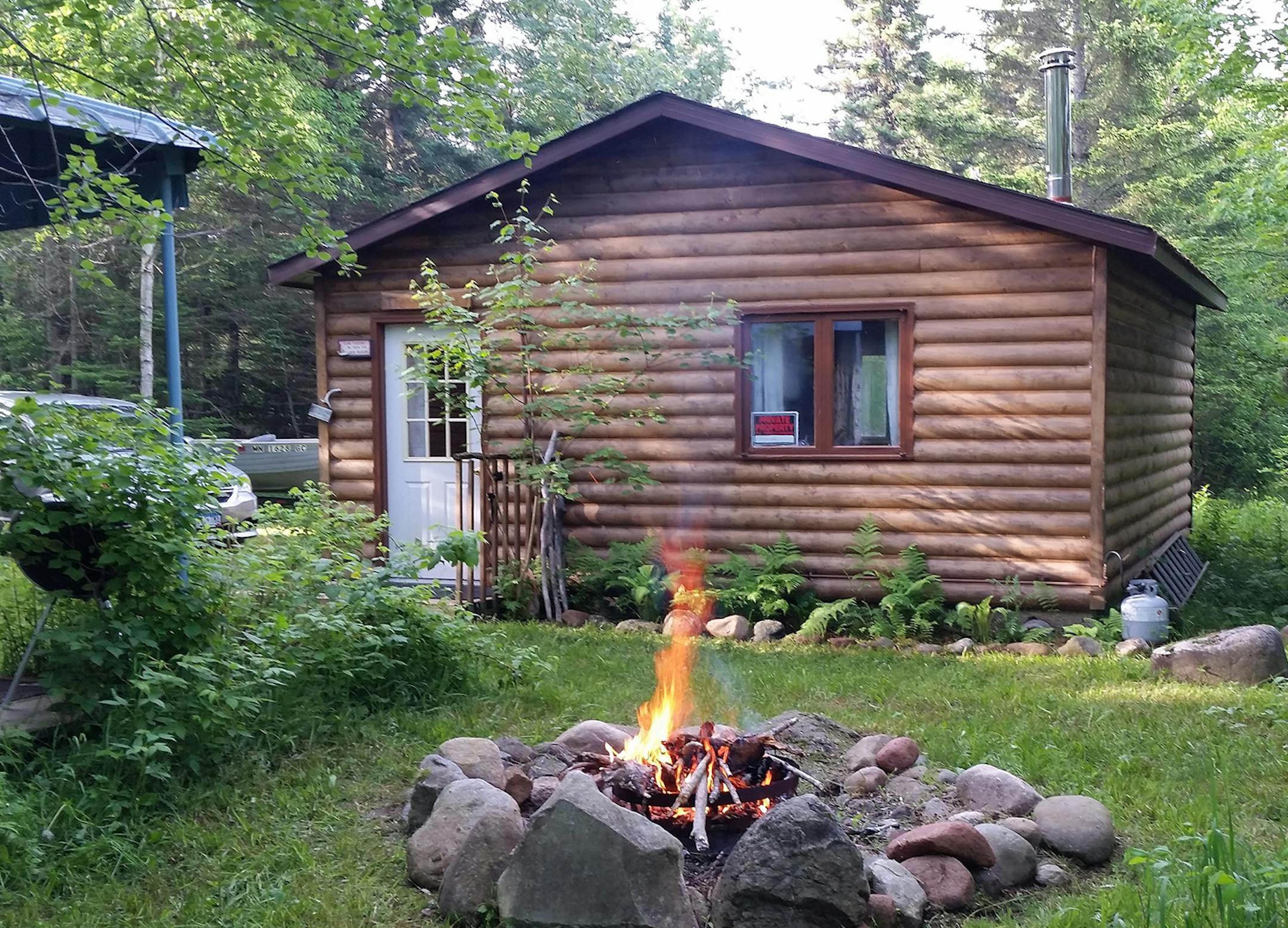 The Anderson cabin northwest of Two Harbors, Minn.