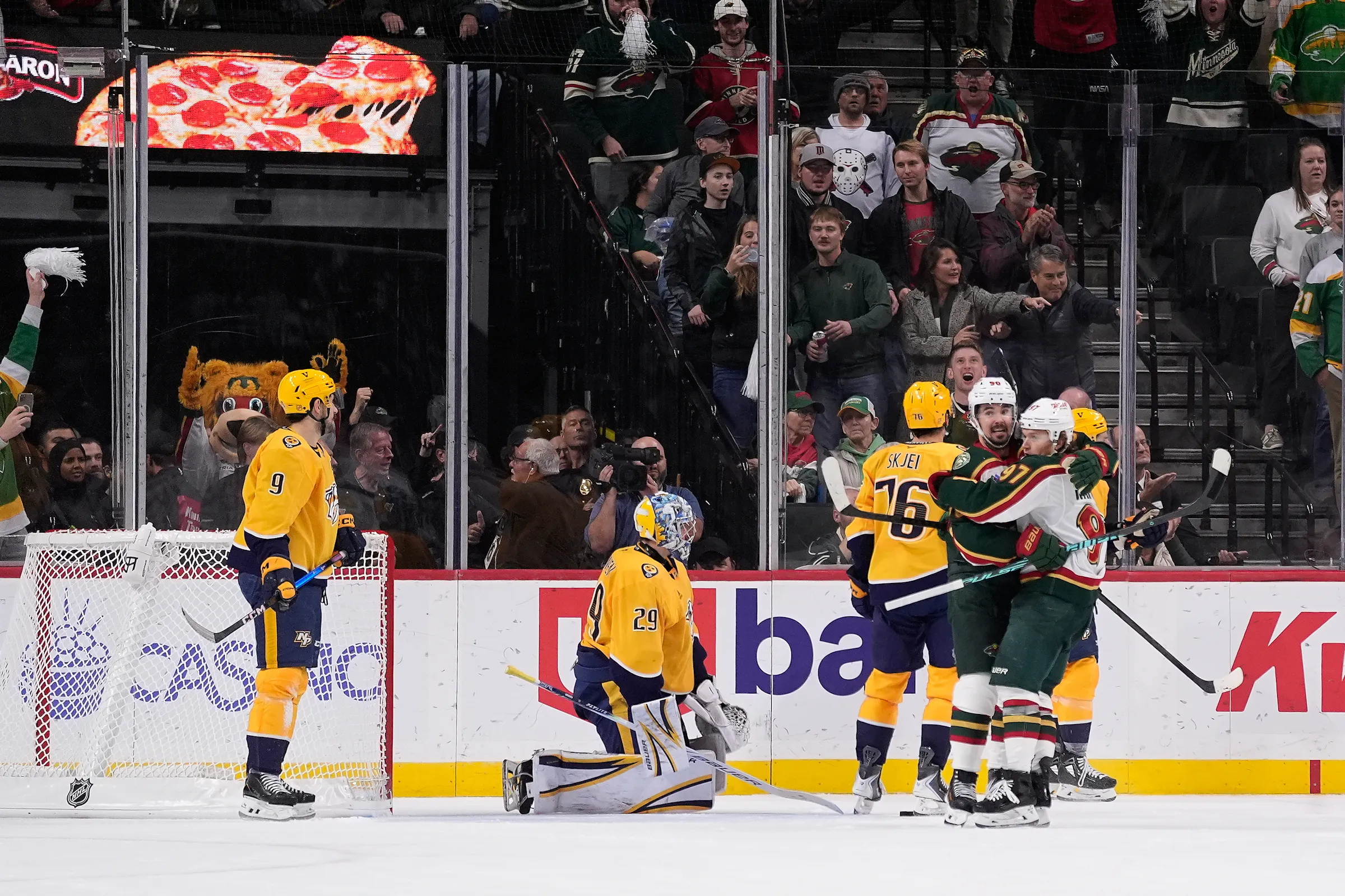 Wild beat Predators on OT goal that never goes into the net