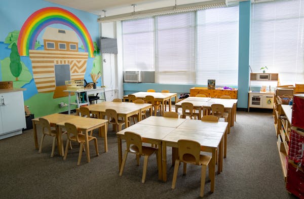 One of the classrooms at The Legacy of Dr. Josie R. Johnson Montessori School, which recently moved into Family Baptist Church. 