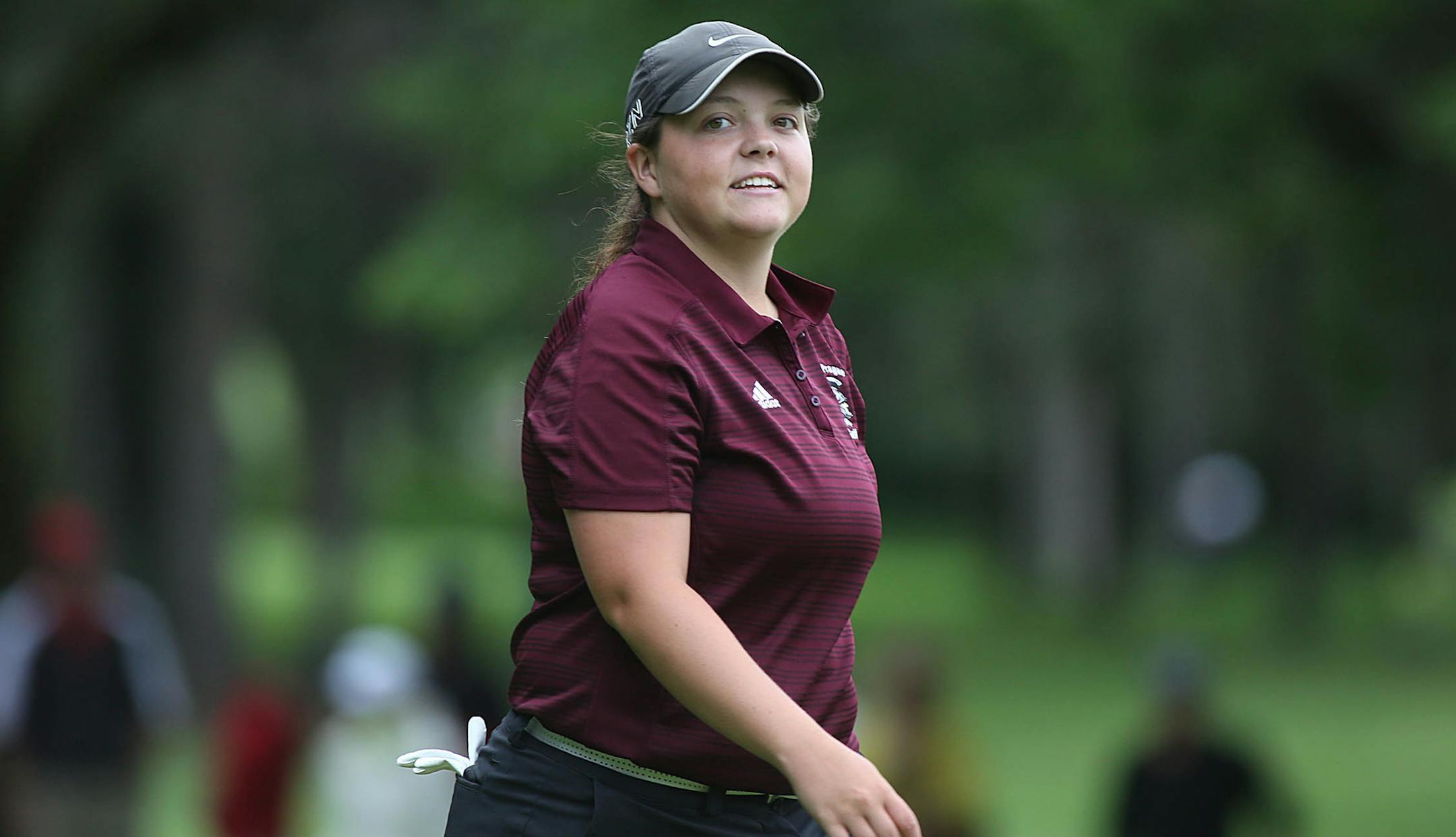 Taylor Ledwein, of New Prague,in 2016.