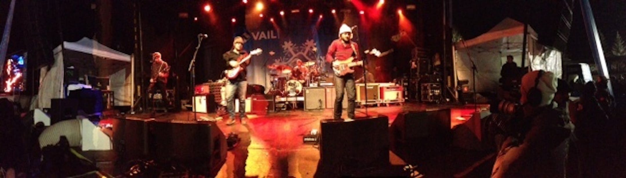 Wilco had to don caps and coats for its last show of the year Saturday at the Snow Daze festival in Vail, Colo. / Photos by Gregory Kallenberg