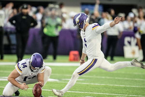 Joseph's winning field goal stretched him and Vikings to their limits