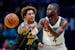 Hornets guard Kelly Oubre Jr. defended Wolves guard Jaylen Nowell on Friday in Charlotte.