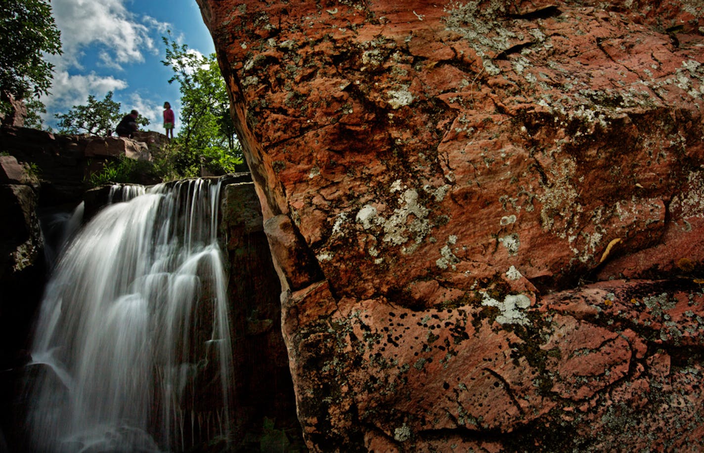 For countless generations, American Indians have quarried the red pipestone found at Pipestone National Monument. These grounds are sacred because the pipestone quarried here is carved into pipes used for prayer. Many believe that the pipe's smoke carries one's prayer to the Great Spirit. The traditions of quarrying and pipe making continue here today. ] Minnesota State of Wonders - Summer on the Prairie. BRIAN PETERSON &#xa5; brian.peterson@startribune.com Pipestone, MN 08/02/14