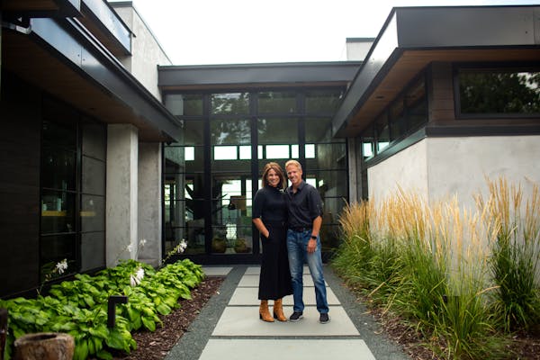 Homeowners Kelly and Kevin McGauley. Kelly owns Leona Rose Interiors.