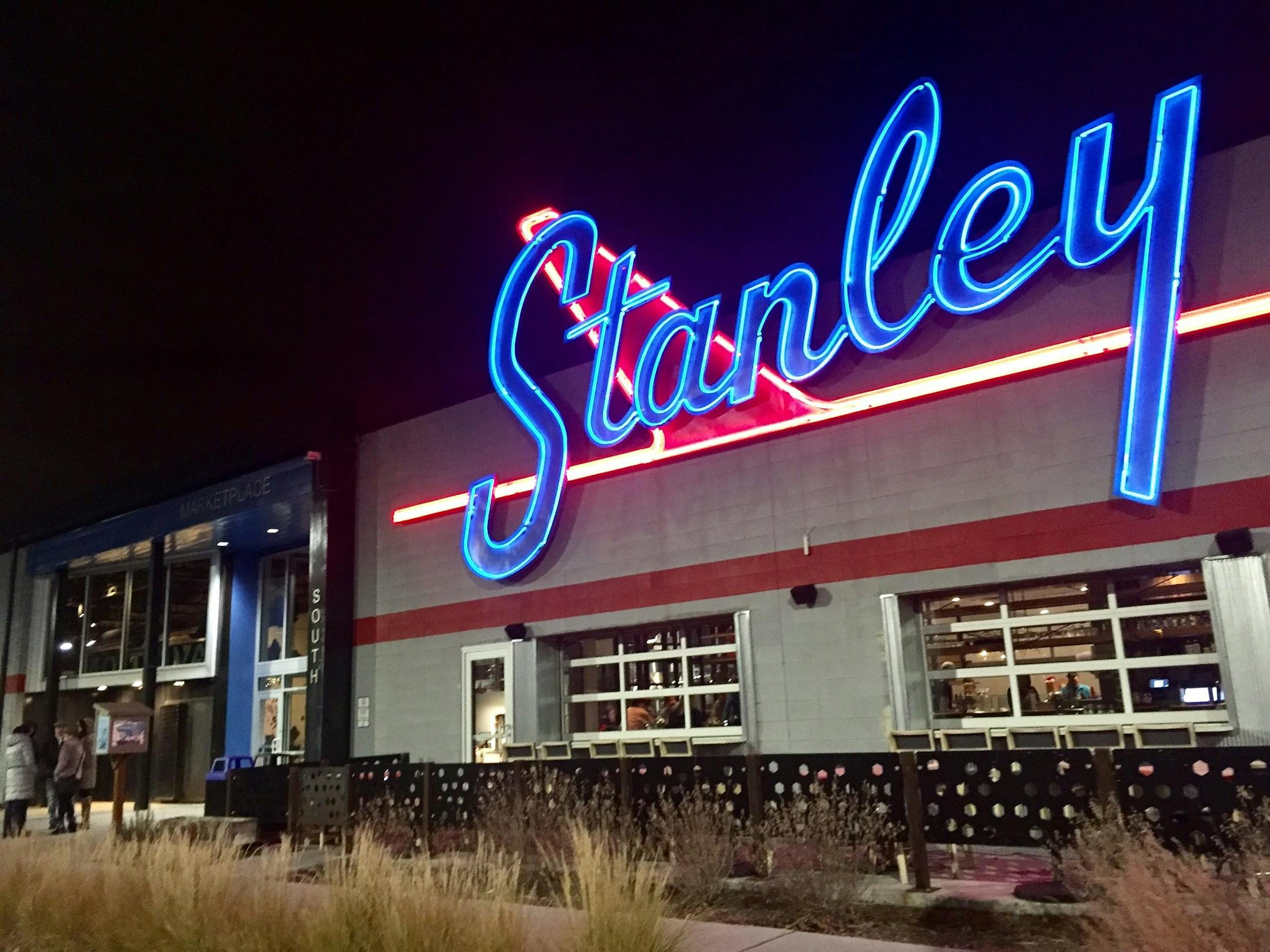 Stanley Marketplace is one of the growing number of food halls opening in the Denver area, turning a former aviation manufacturing facility in Aurora into a destination with everything from a beer hall to a yoga studio and restaurants.