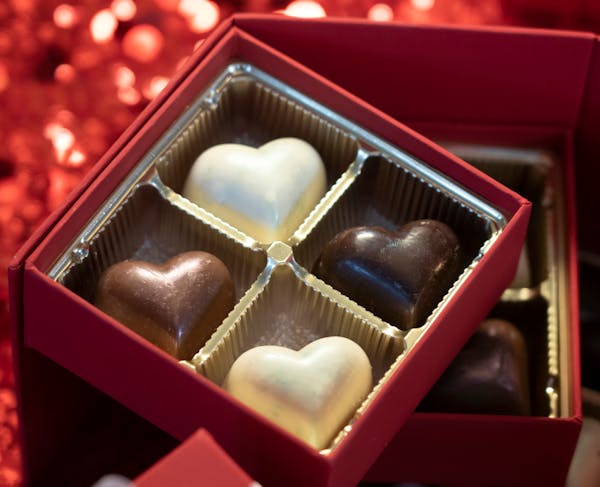 Valentine’s Day means long, busy days producing dainty delectables at L’More Chocolat in Minneapolis.