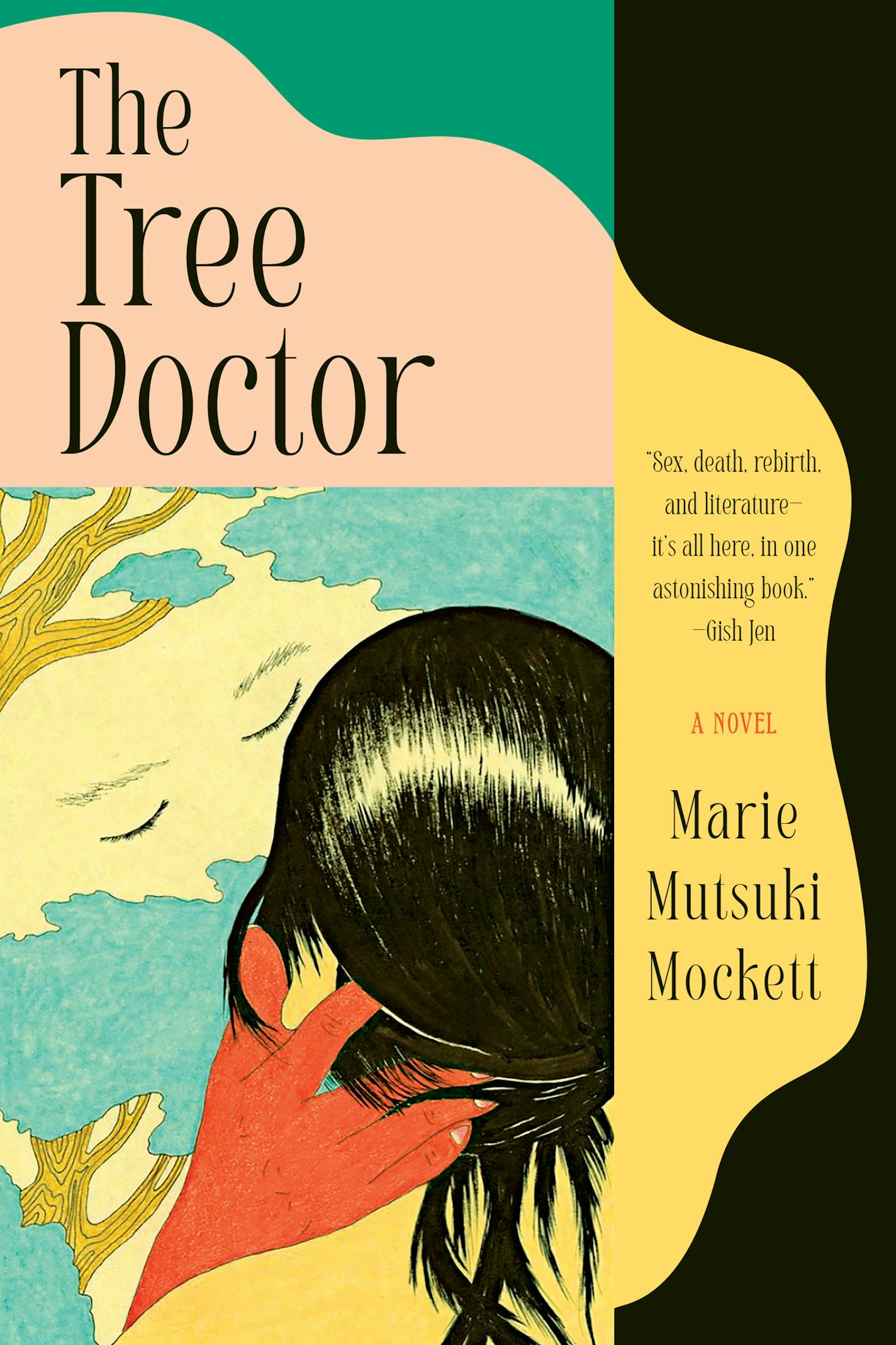 Cover of tree doctor, depicting a tree and a couple kissing