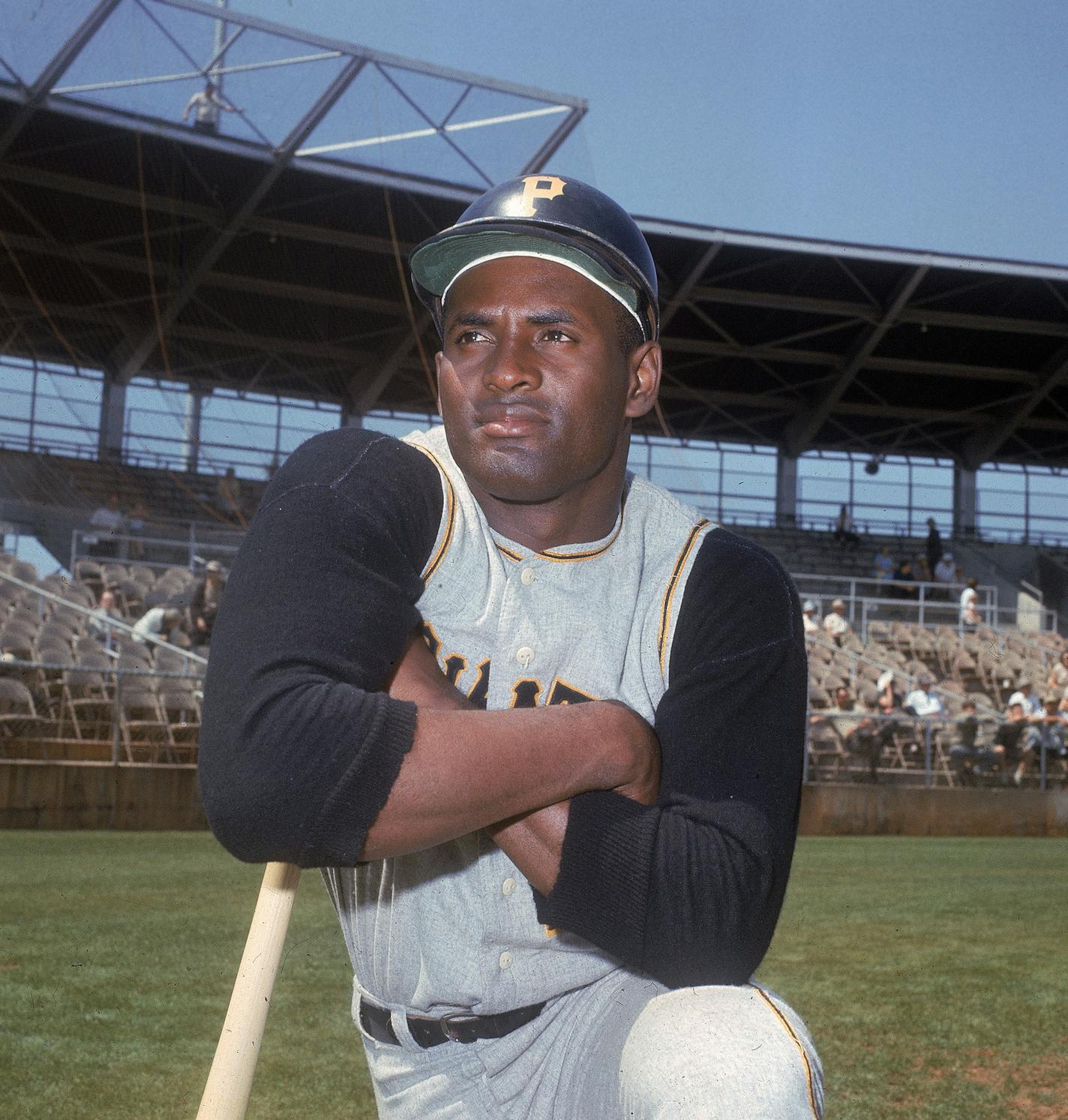 Pittsburgh Pirates' outfielder Roberto Clemente is seen, March 1968. (AP Photo) ORG XMIT: APHS83502