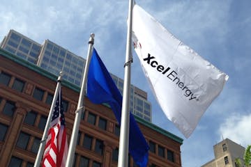 Rate hikes in several areas offset lower electric and natural gas demand during the last three months of the year for Xcel Energy.