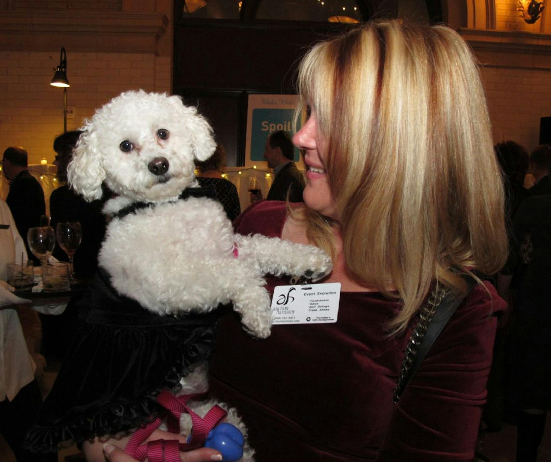 Beth Lilja with Caribbean.