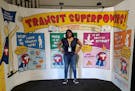 Ms,Shatia Hamilton created a comic-themed campaign to educate riders about the transit information tools that can help them better use Metro Transit�
