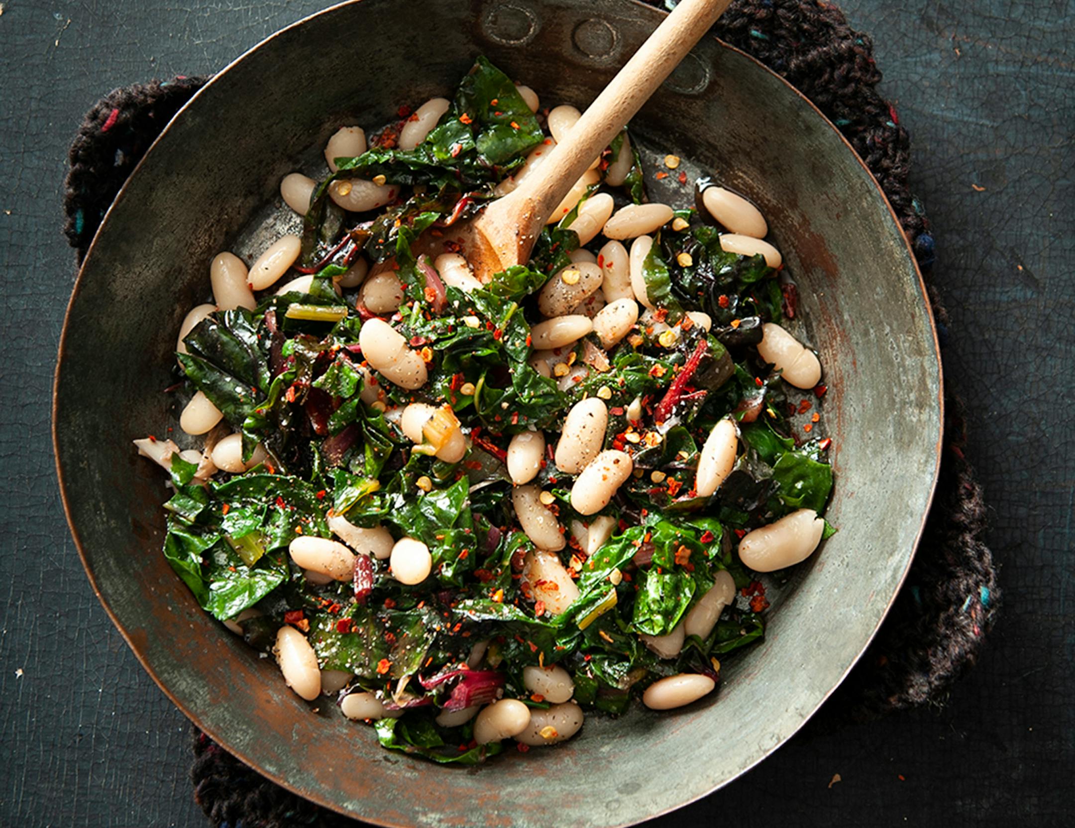 Braised Beans and Greens. Credit: Mette Nielsen, Special to the Star Tribune