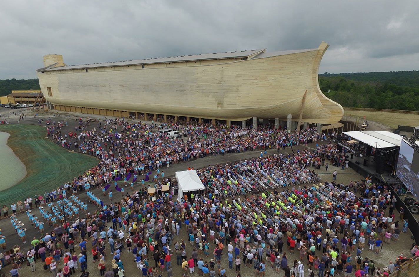 Ark Encounter in Williamstown, Ky., does a fine job of maintaining its motif across its three floors of displays -- and yes, it really does look like an ark inside.