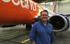 Jude Bricker, chief executive of Sun Country Airlines, on Tuesday, Dec. 11, 2018, at Minneapolis-St. Paul International Airport.