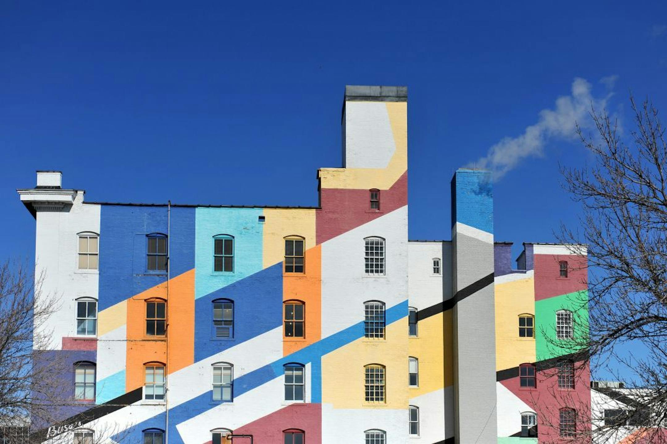 Valspar buildings at 11th Avenue and Third Street South.