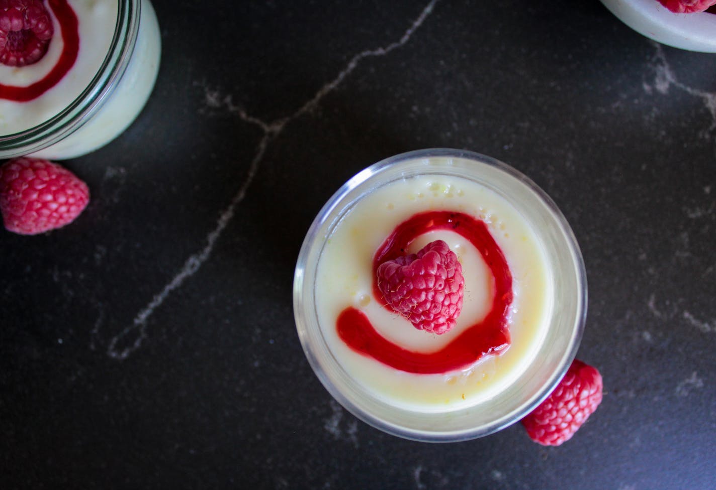 Raspberry Posset is the simplest dessert you've never heard of, and it's a showstopper. Recipe by Beth Dooley, photo by Ashley Moyna Schwickert, Special to the Star Tribune