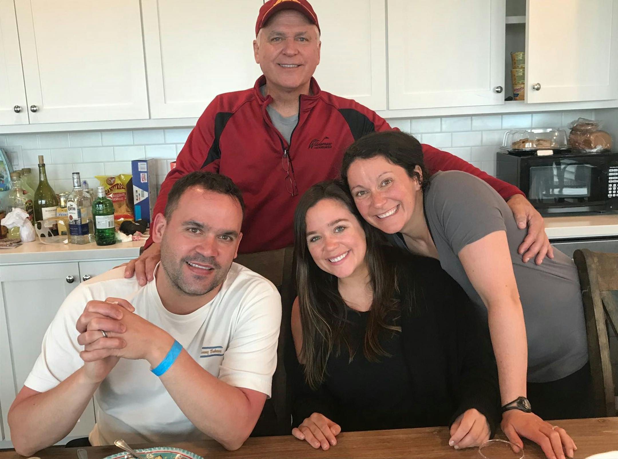 Kate Norris: Iím submitting the photo below of our Dad - Roger Norris - with his three kids, Charlie, Kate, and Meghan. We lost our Mom - Jean - to cancer 3 years ago and Dad has really stepped up to fill both roles as best he can, in addition to being ìPapaî to 5 grandchildren who miss their grandma Jean very much. Hereís to all the Dadís that step up on Motherís Day to comfort the motherless children who miss their Moms dearly. Cheers to the Moms and the Dads.