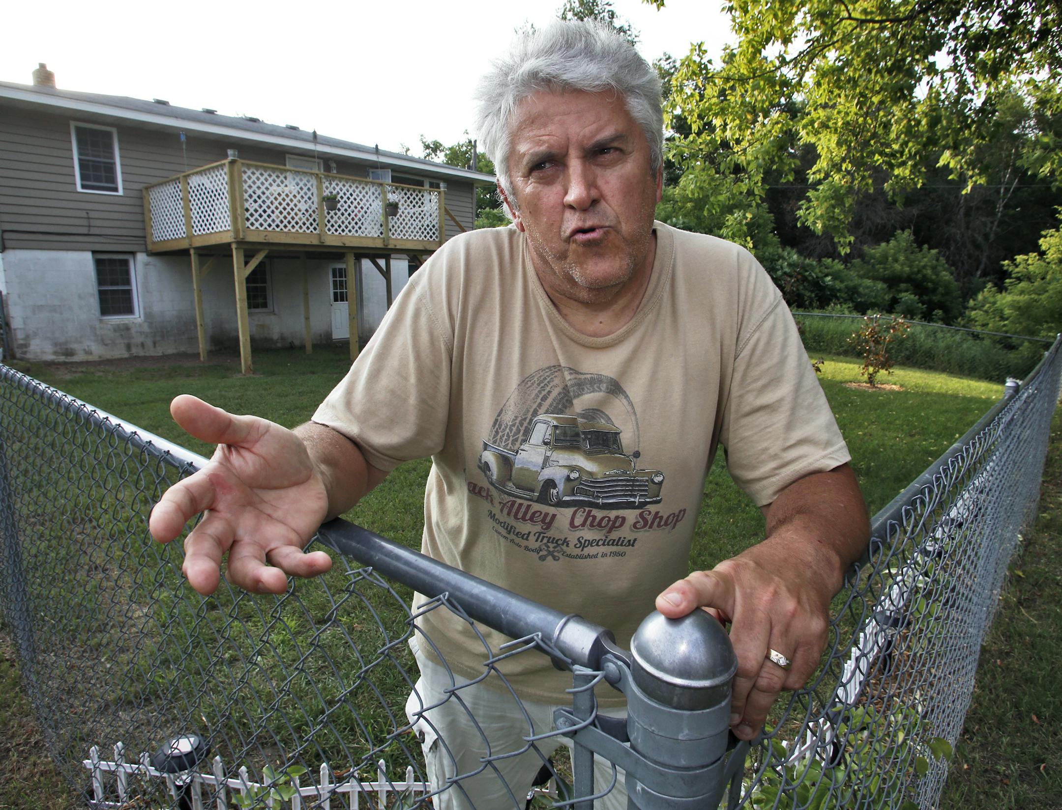 Twin Cities attorney William Butler has angered clients and others in the legal profession with his transactions in home foreclosure cases. James Konobeck is one of those clients who feels cheated by Butler. Konobeck photographed outside his Marine-on-St. Croix home that he nearly lost in foreclosure proceedings. (MARLIN LEVISON/STARTRIBUNE(mlevison@startribune.com