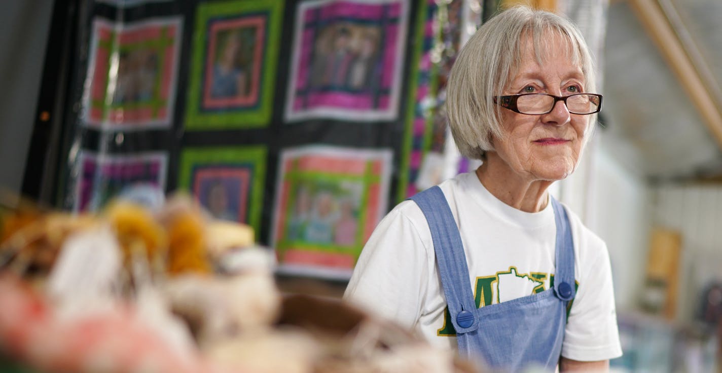 Sigrid Trimble demonstrated spinning wool thread at the fair. ] GLEN STUBBE &#x2022; glen.stubbe@startribune.com Wednesday, July 24, 2019 Talking to GOP and DFL voters at the Olmstead County Fair in Rochester. President Trump's criticism of four freshman U.S. House members, all of them women of color and including Rep. Ilhan Omar, D-Minn., has outraged many Minnesotans - but not all of them. Some Republicans defend the president's attacks as valid criticism of what they view as the unpatriotic a