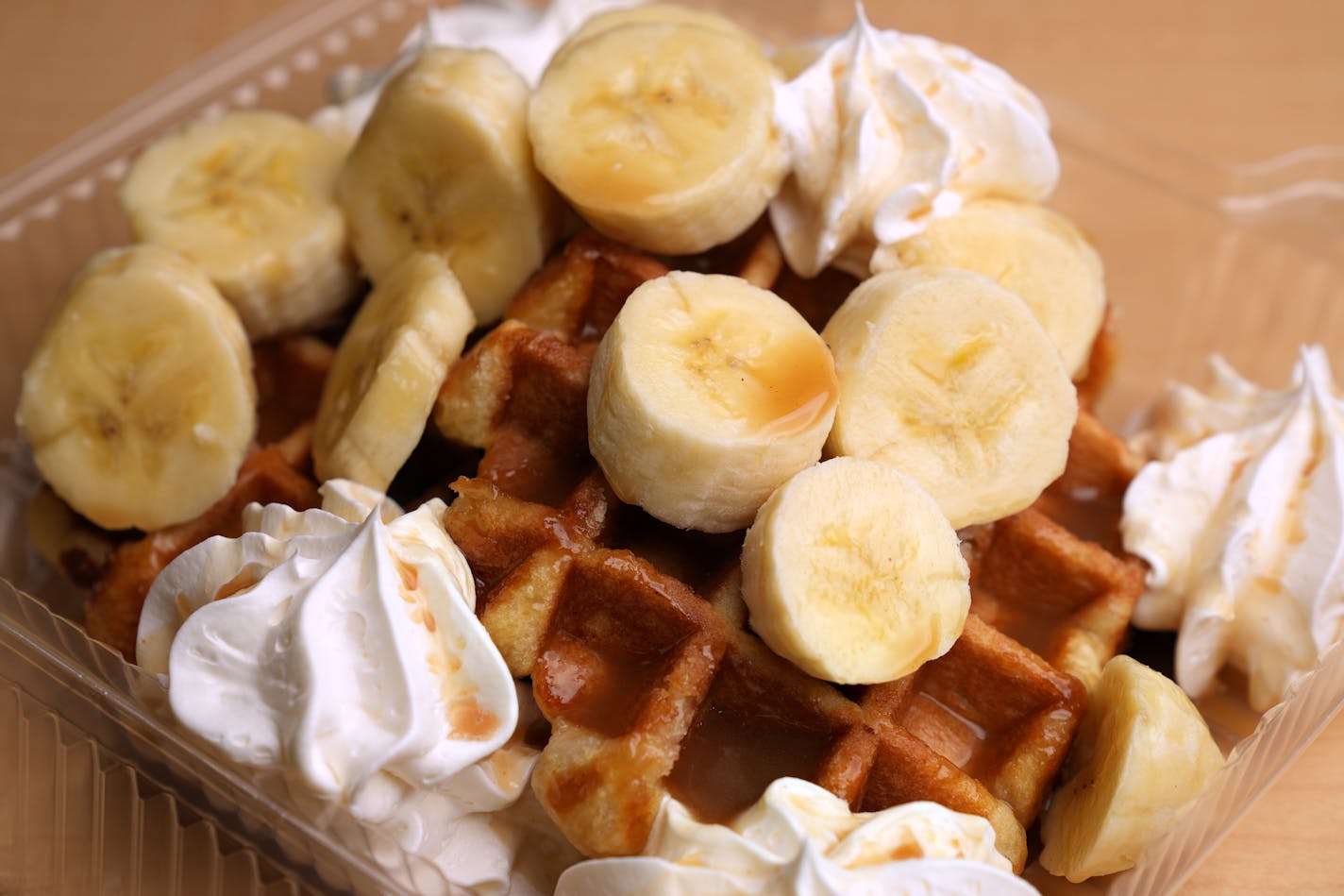 Pictured are the monkey waffles at the newly opened Hope Express at Gillette Children's Hospital taken Tuesday, March 29, 2022 in St. Paul, Minn. ] ANTHONY SOUFFLE • anthony.souffle@startribune.com