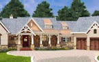 Craftsman-style home has plenty of flexibility and curb appeal. (for PLAN110616)