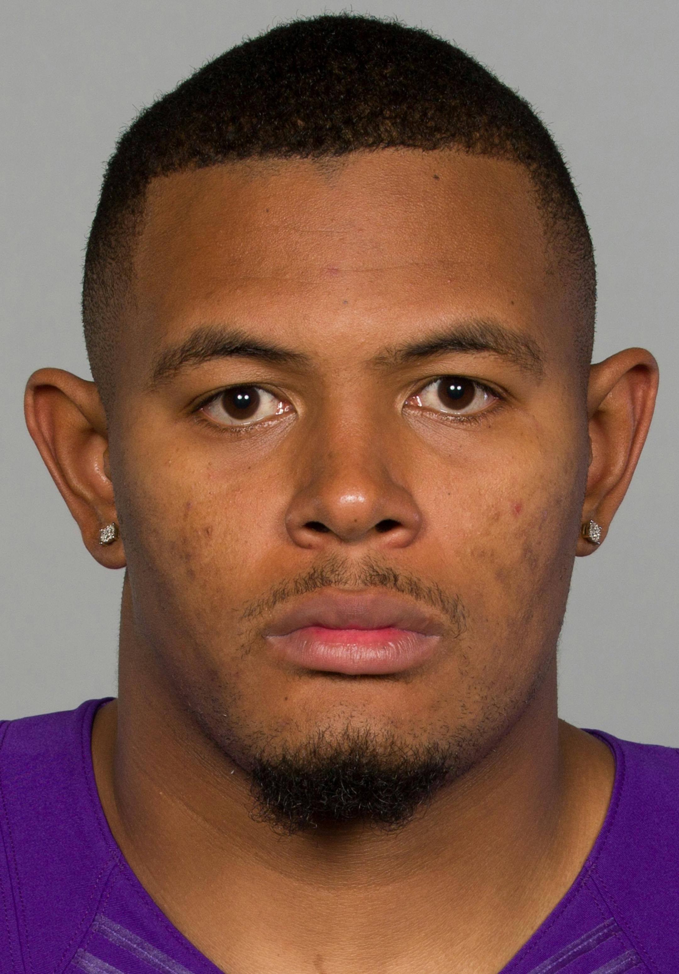 This is a 2017 photo of Rashod Hill of the Minnesota Vikings NFL football team. This image reflects the Minnesota Vikings active roster as of Wednesday, April 26, 2017 when this image was taken. (AP Photo) ORG XMIT: NFLHS17