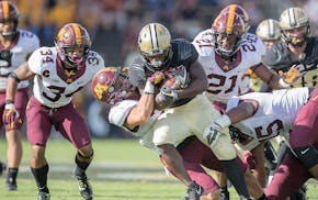 Purdue had seven runs of six yards or more against the Gophers in the second half of a 31-7 victory Oct. 7.