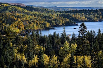 Northern Minnesota is the first to turn each fall and the mix of colors make for a spectacular show. The aspen, pine, maple and birch create a kaleido