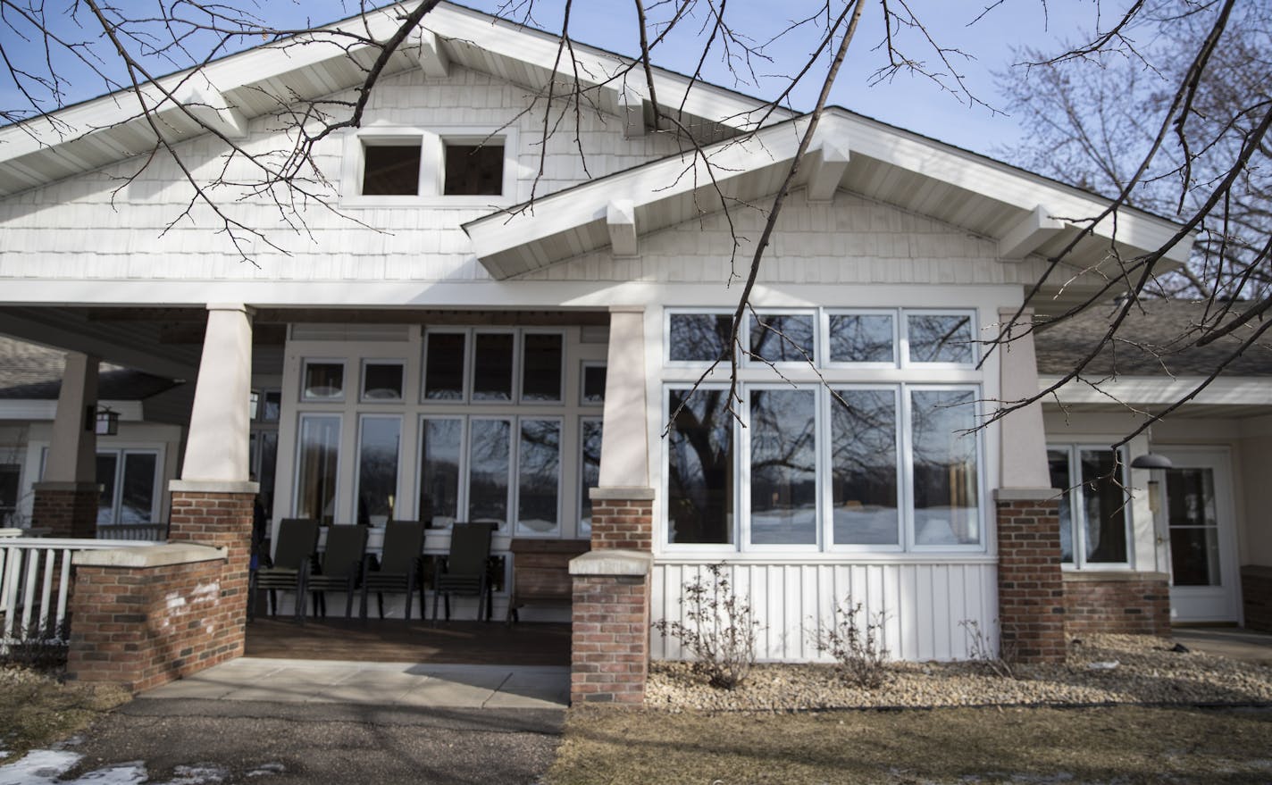 The back view of the future site of Crescent Cove in Brooklyn Center, Minn., on Monday, February 6, 2017. ] RENEE JONES SCHNEIDER &#x2022; renee.jones@startribune.com