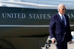 President Joe Biden walks to board Air Force One at Andrews Air Force Base, Md., July 15 as he heads to Las Vegas.