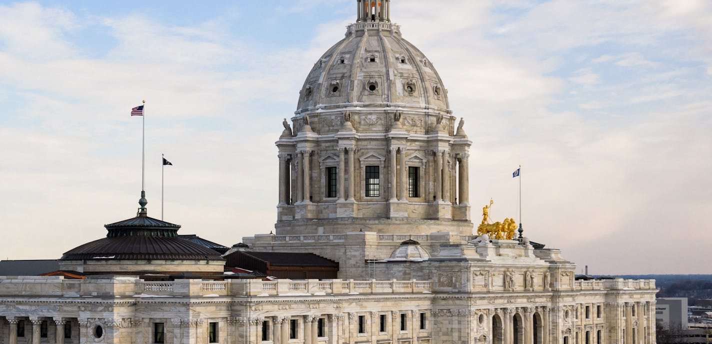 The Minnesota State Capitol. ] GLEN STUBBE &#x2022; glen.stubbe@startribune.com Tuesday, February 13, 2018 The 2018 legislative session will both shape and be shaped by the forthcoming campaign, and a number of candidates for numerous political offices will be in the statehouse mix.EDS, thes eare for pre session preview story on Feb 18 and any appropriate use after that.