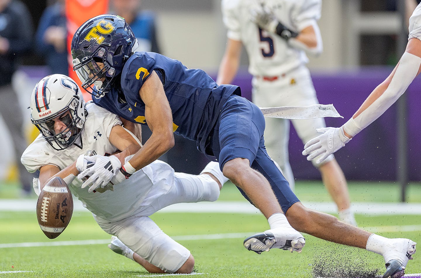 Live scores from high school football state semifinals at U.S. Bank Stadium