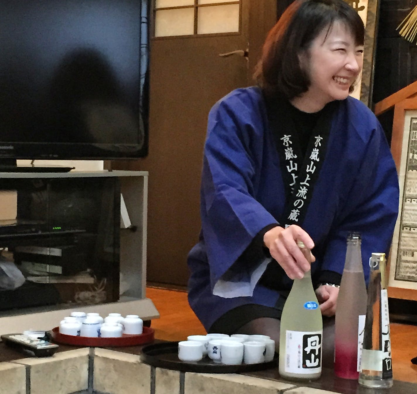 Nagisa Hasegawa is one of the growing numbers of female sake brewers, shown here at her Tanzan Brewery near Kyoto.