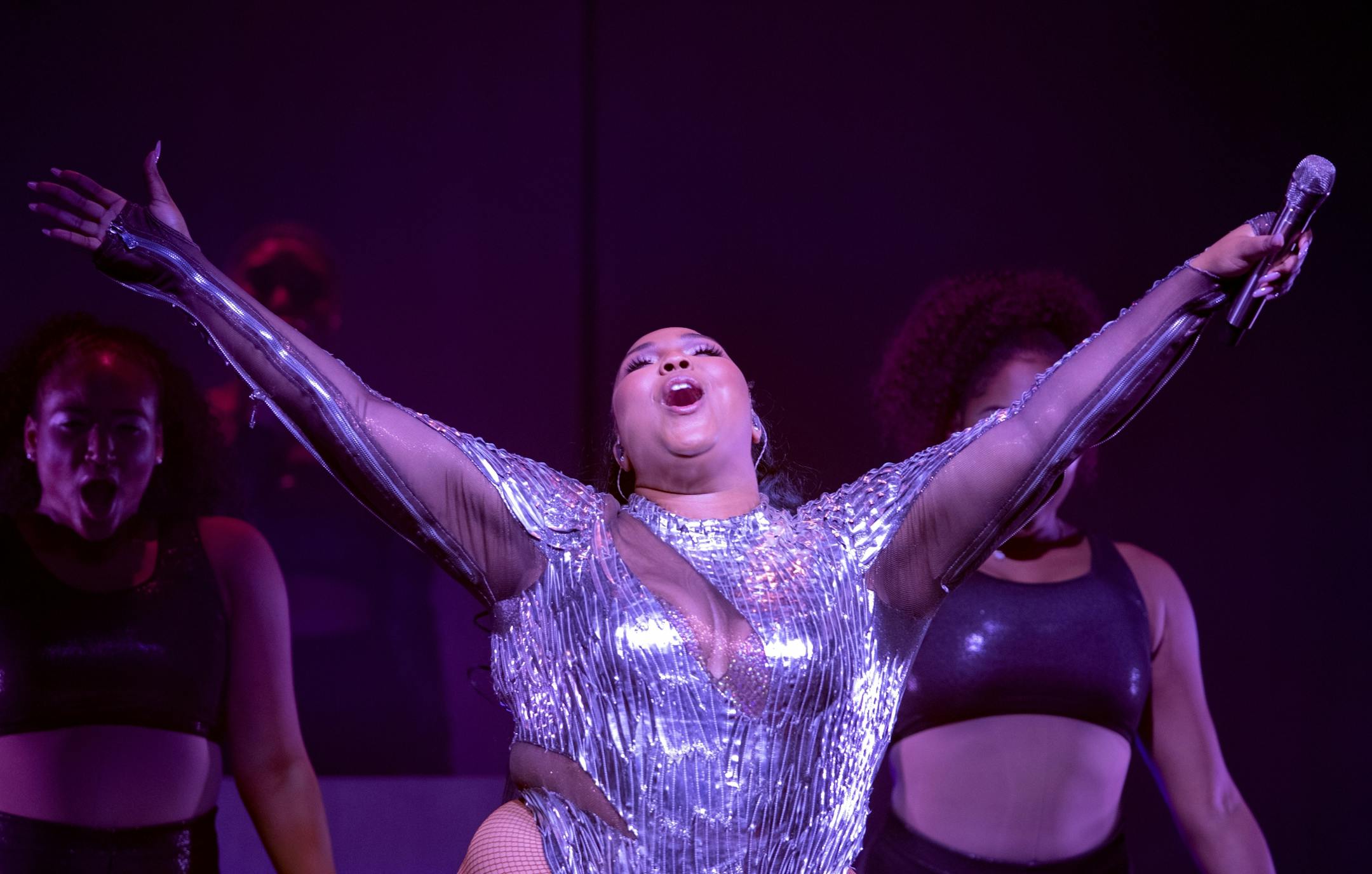 Lizzo performed at the Palace Theatre in St. Paul.