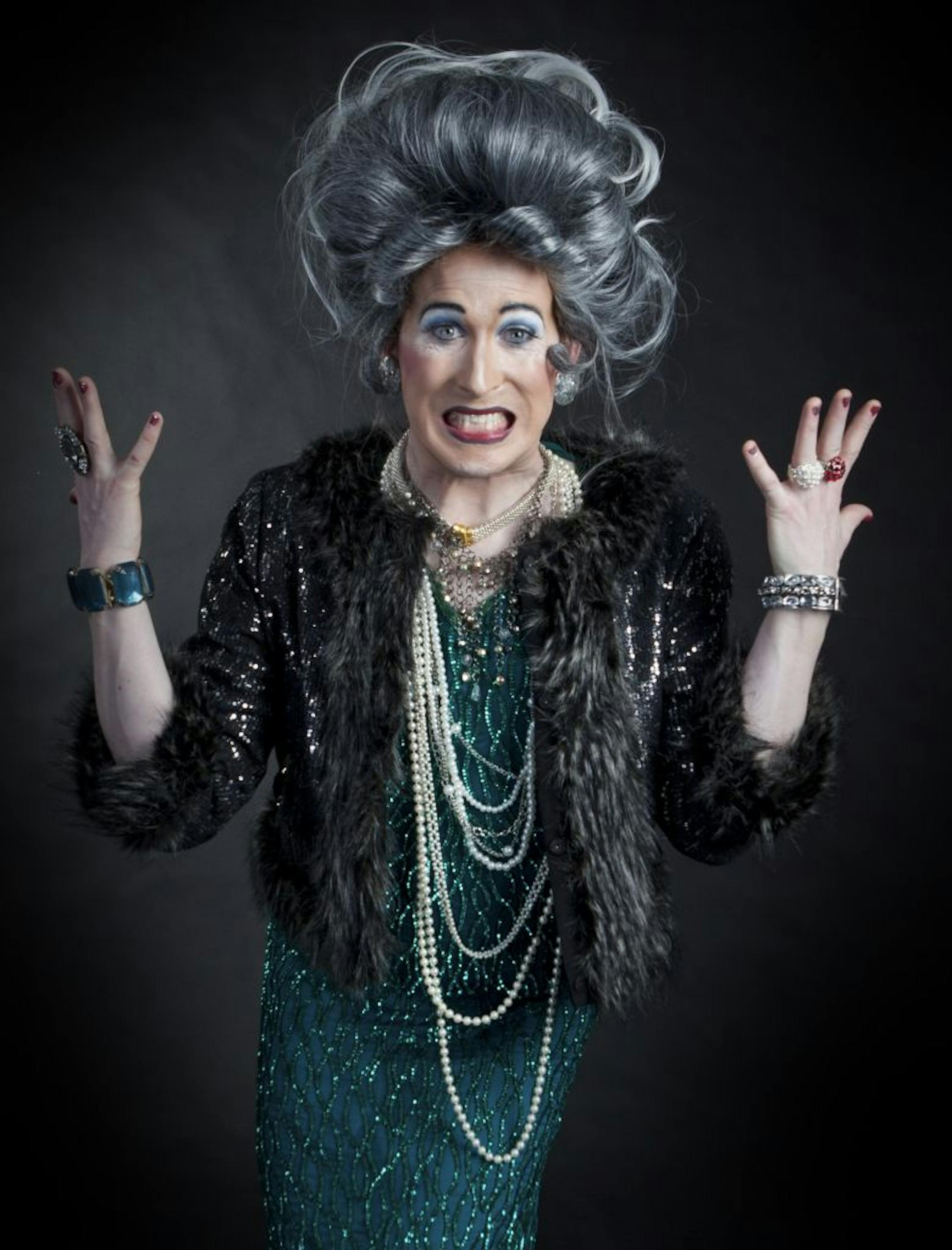 David Hanbury as Mrs. Smith in "Mrs. Smith Live at the Bowl!"