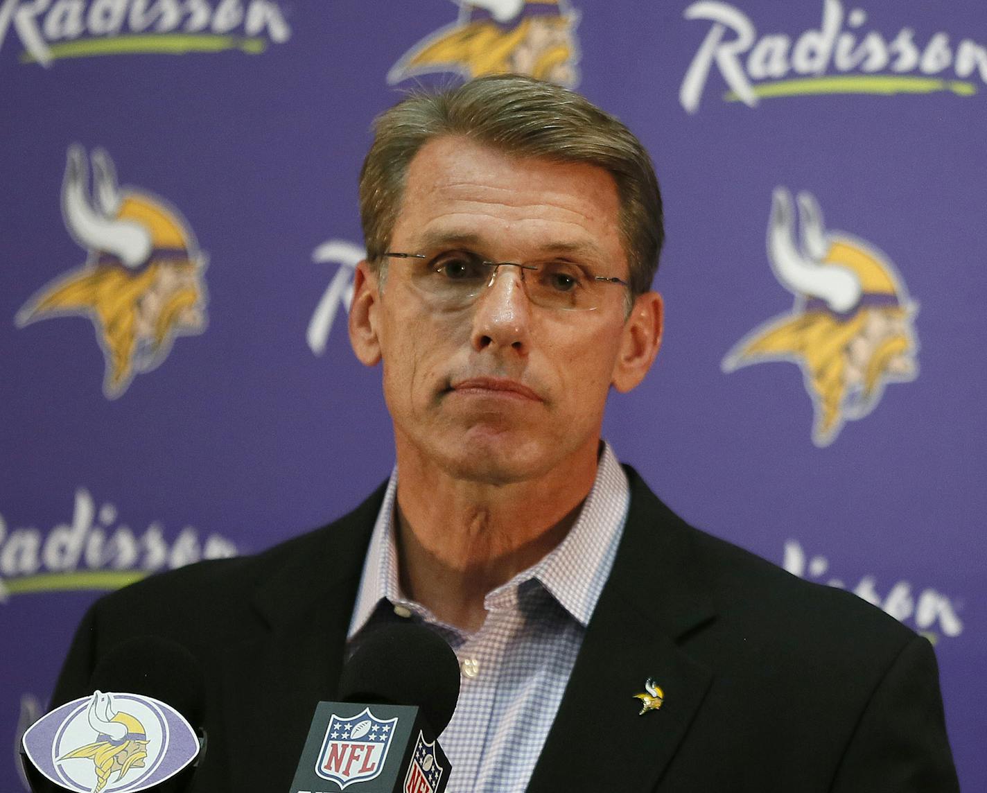 Vikings general manger Rick Spielman.