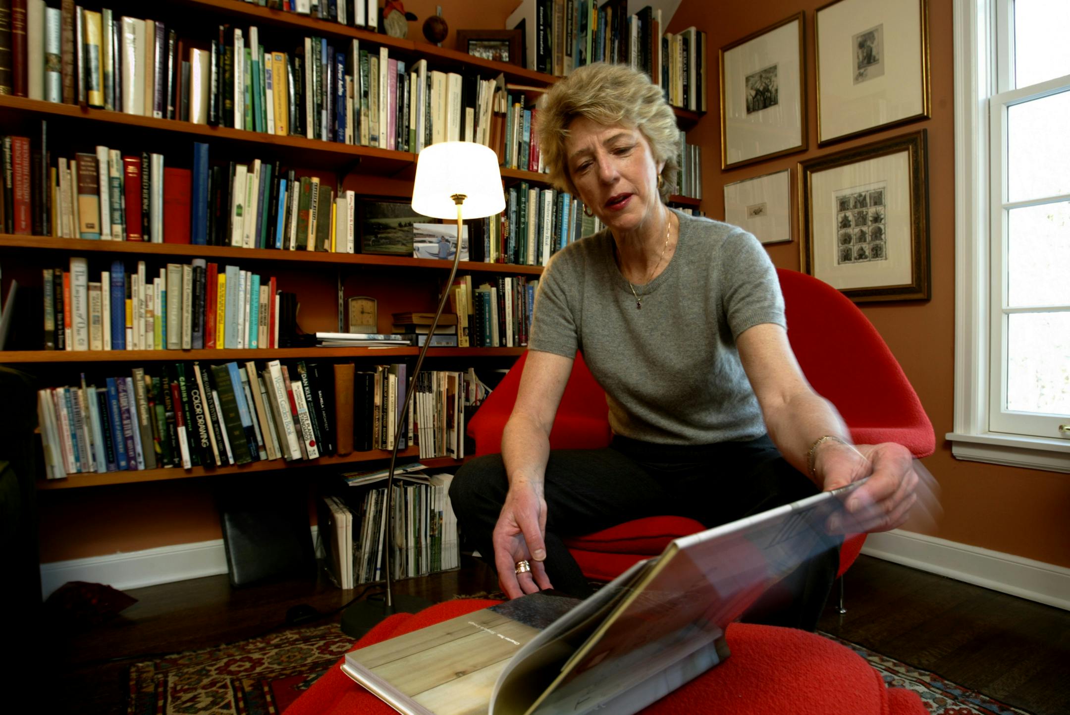 Sarah Nettleton in one her favorite rooms her office in her home.