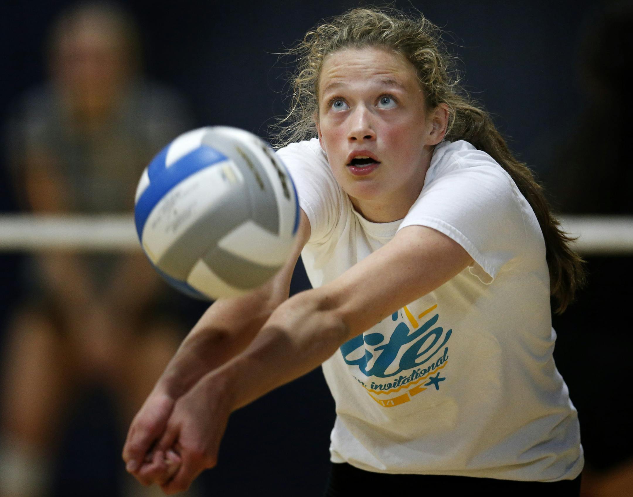 Junior Ella Francis leads the Prior Lake volleyball team in kills with 183.