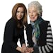 -- PHOTO MOVED IN ADVANCE AND NOT FOR USE - ONLINE OR IN PRINT - BEFORE DEC. 21, 2014.-- Amy Adams, left, with the artist Margaret Keane, whom she pla