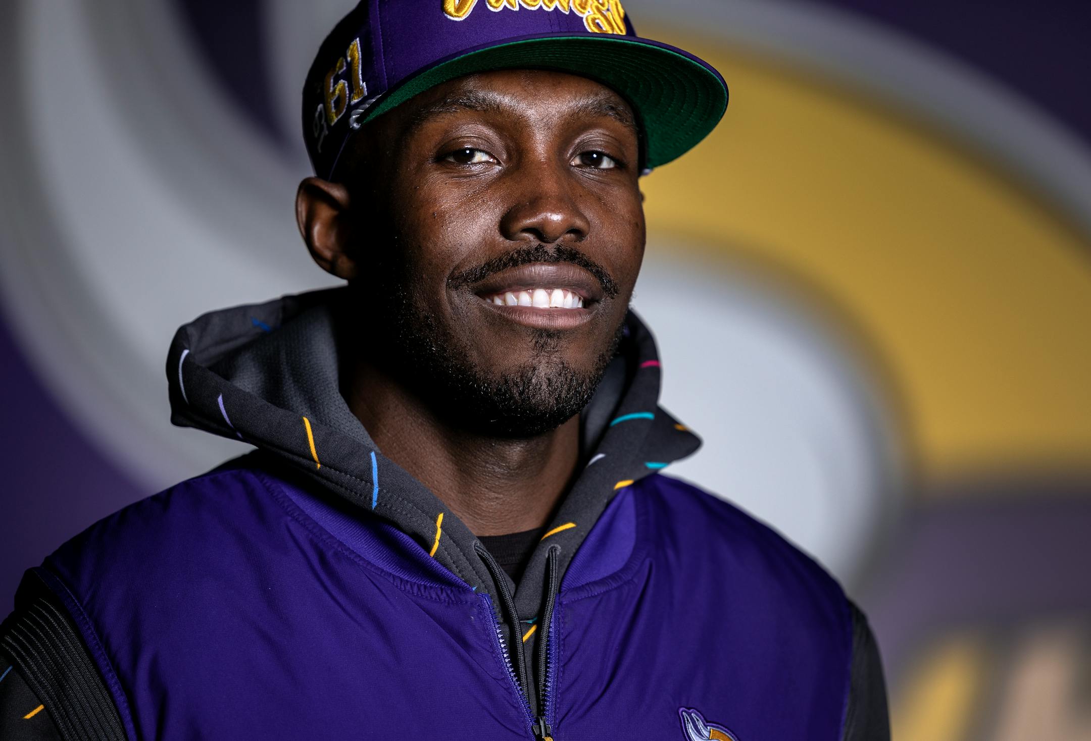 Minnesota Vikings General Manager Kwesi Adofo-Mensah May 2022, at TCO Performance Center in Eagan, Minn. ] CARLOS GONZALEZ • carlos.gonzalez@startribune.com