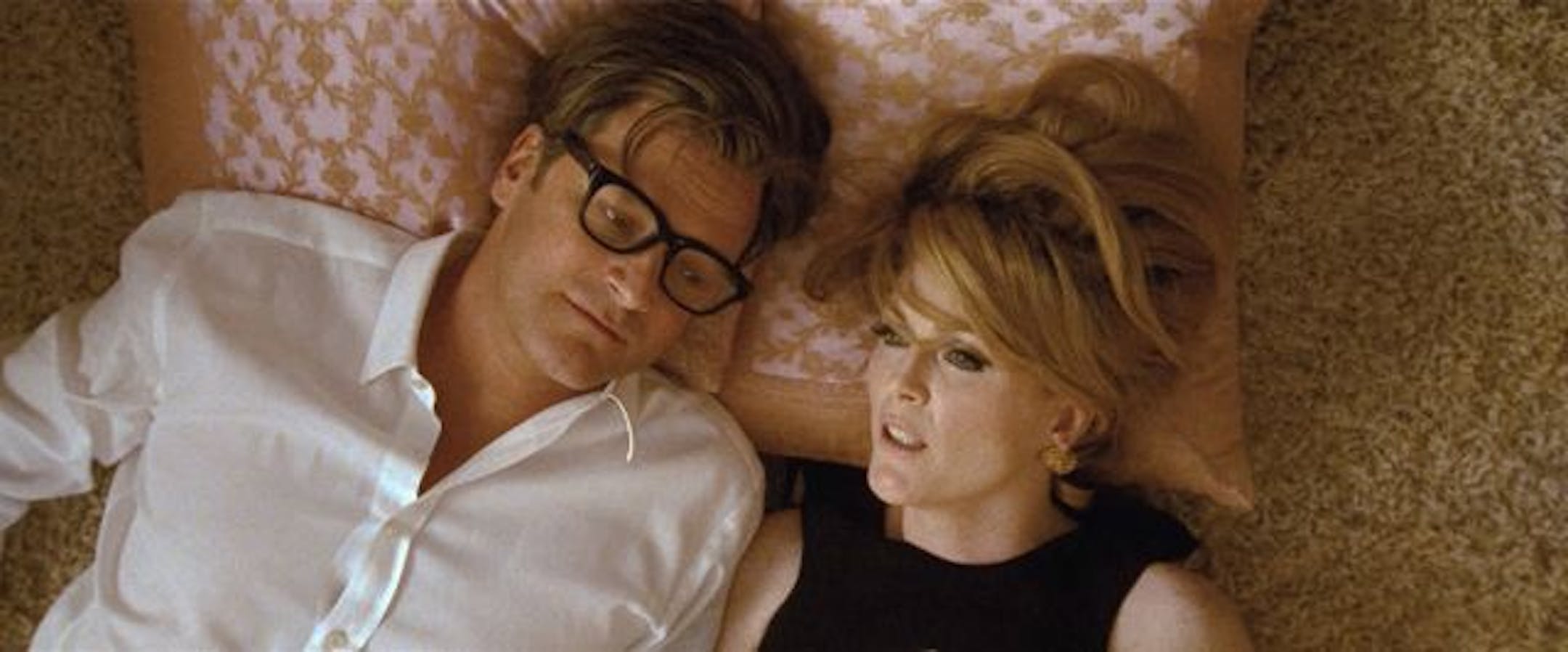 Colin Firth and Julianne Moore in "A Single Man."