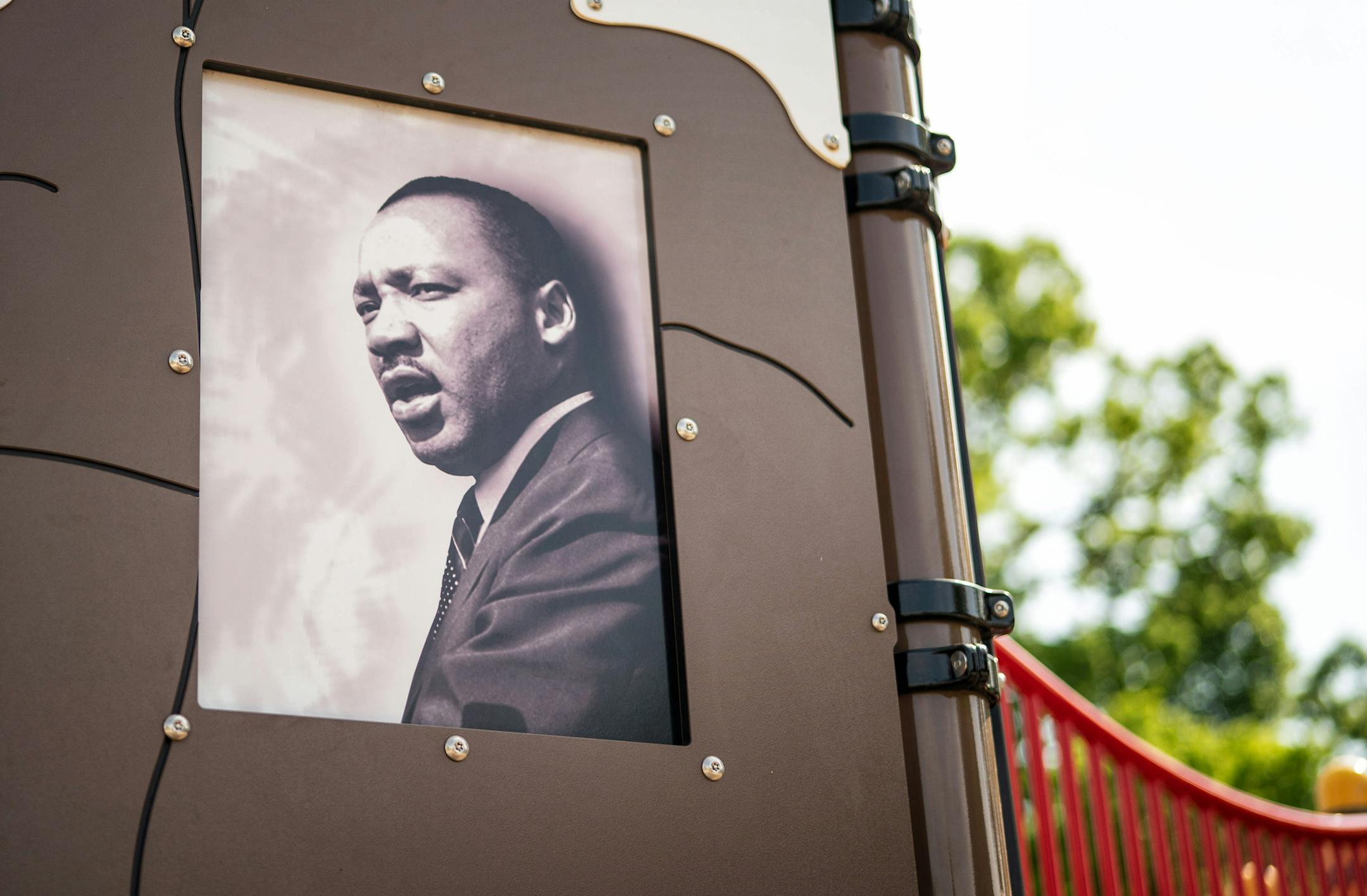 Martin Luther King Park in South Minneapolis. ] GLEN STUBBE ¥ glen.stubbe@startribune.com Wednesday, May 23, 2018 Minneapolis' parks keep winning. It's the city's sixth year at No. 1 in the Trust for Public Land ranking of the 100 large city park systems. St. Paul once again comes in as second. What's Happening at this time: Looking for something fun from the MLK Park in particular. They have a new playground that is going to be highlighted at the press conference this morning touting this