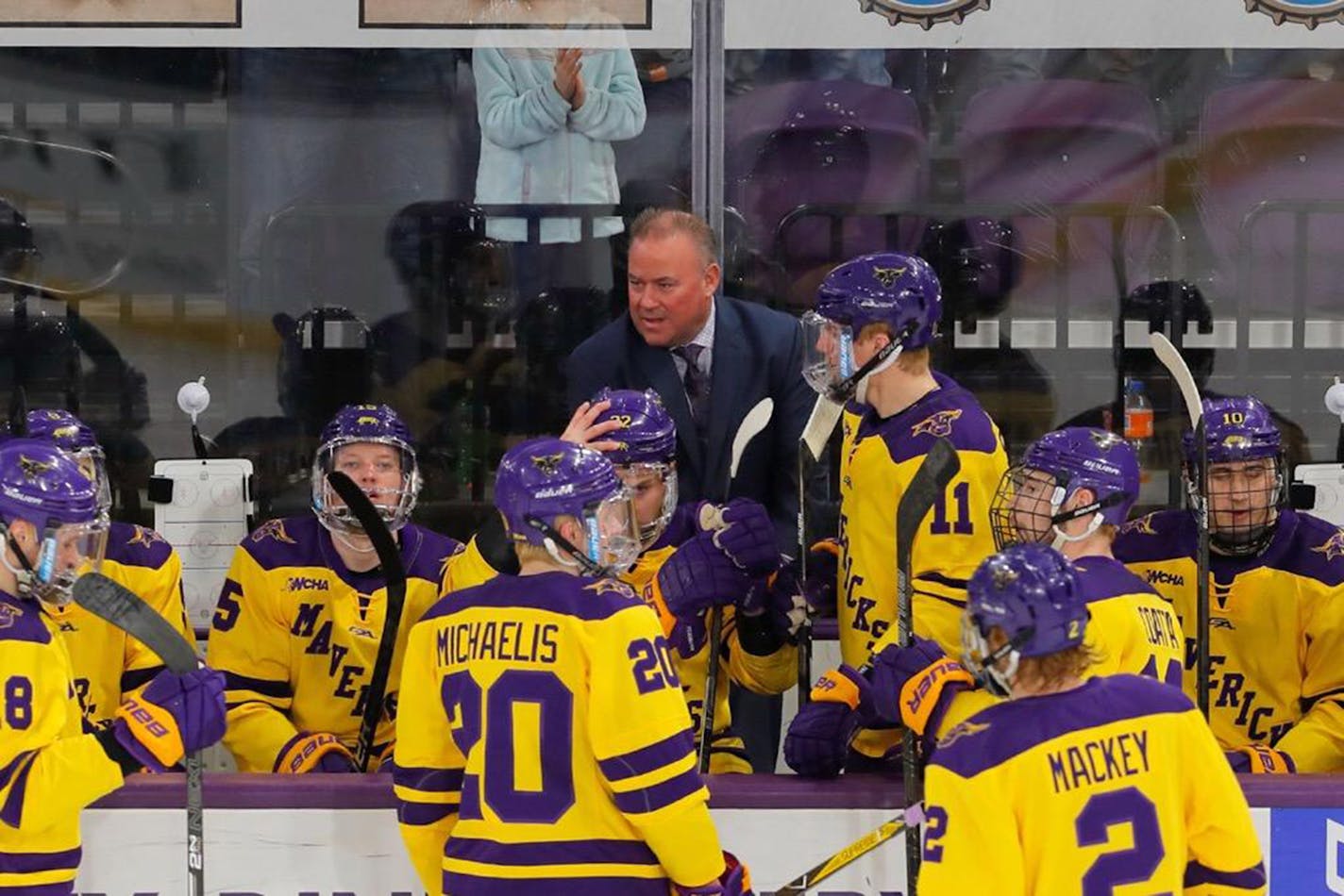 Mike Hastings' Minnesota Stae Mavericks are ranked No. 3 in the country and are favorites to win a third consecutive WCHA title.