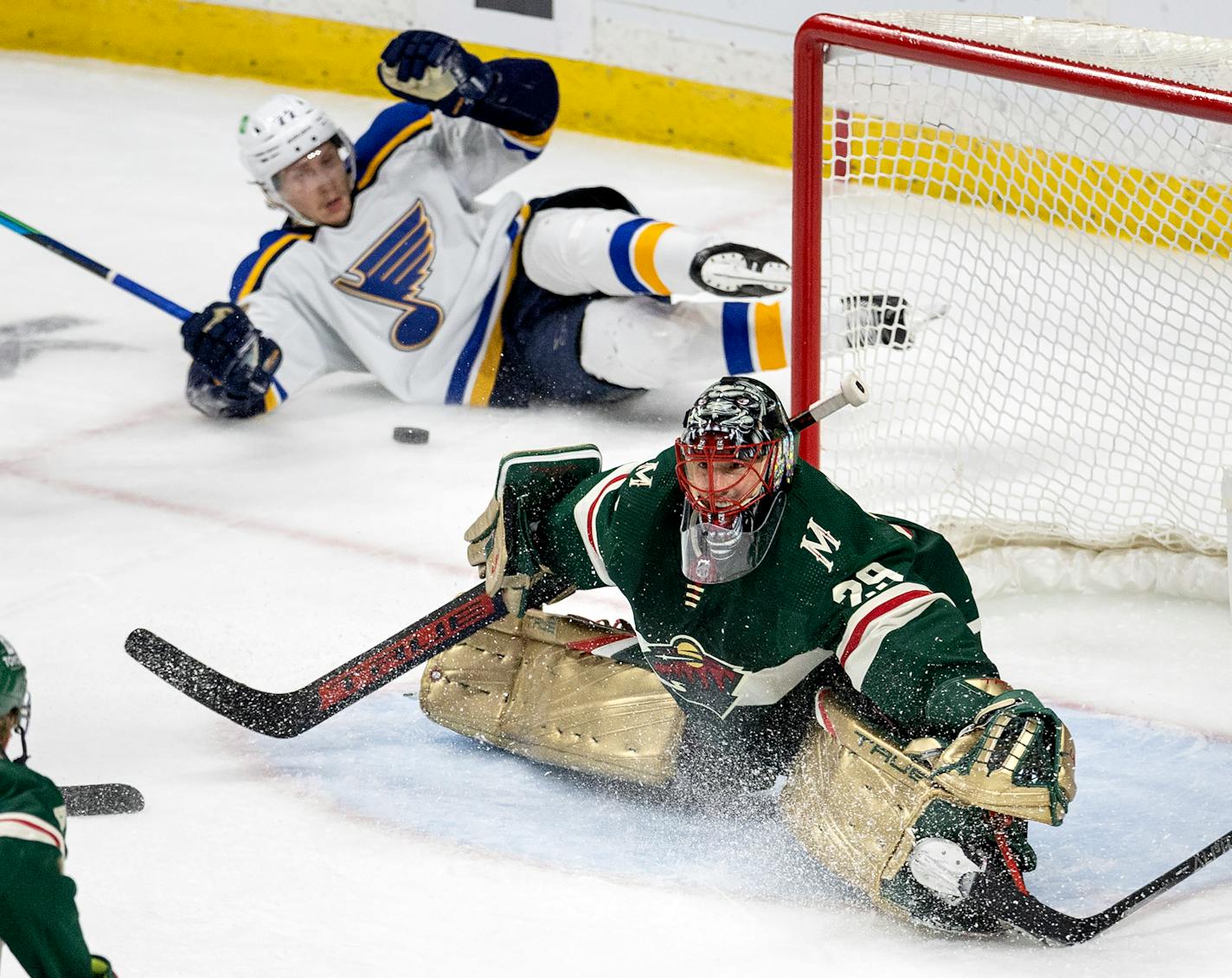 Wild goalie Marc Andre Fleury