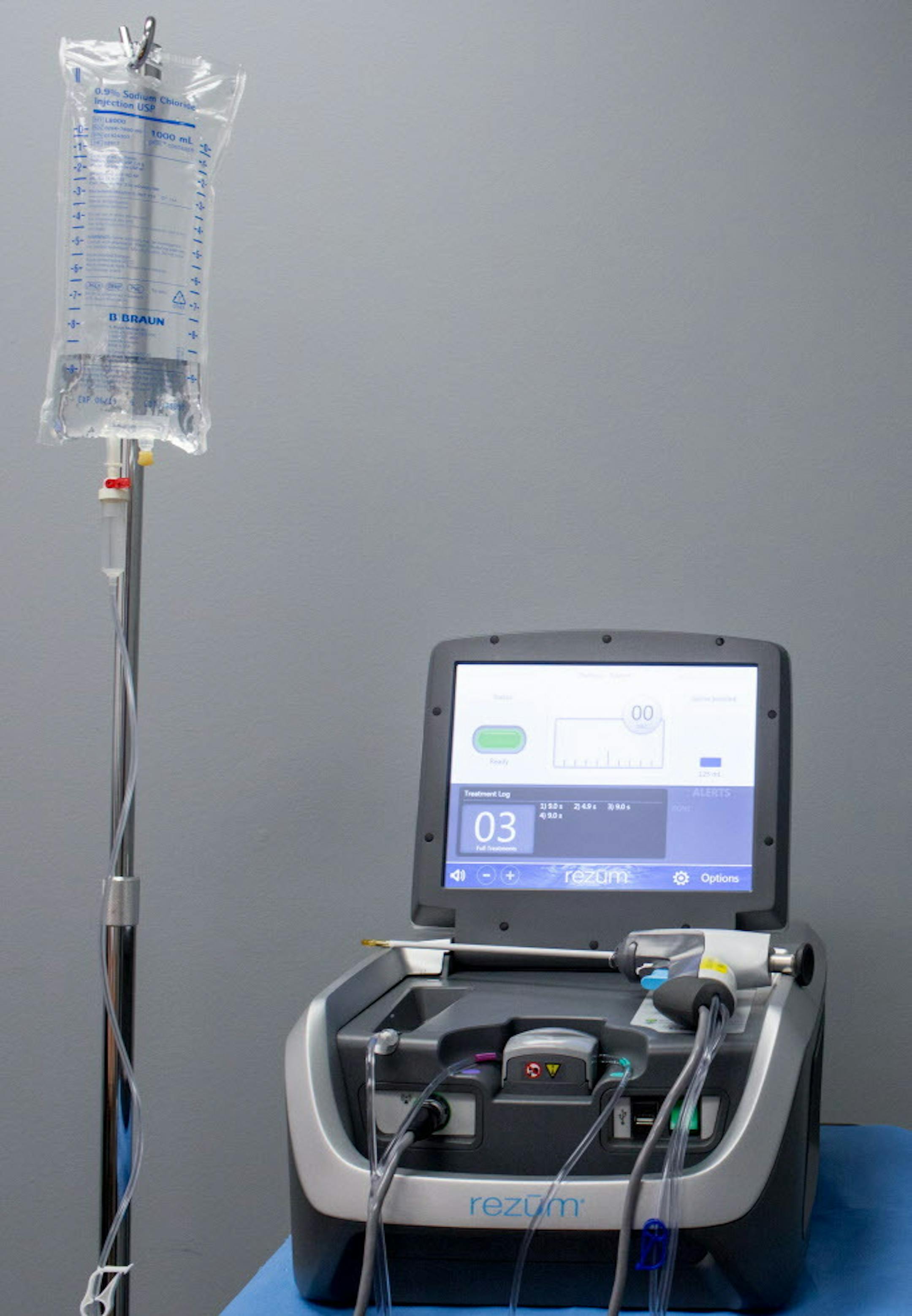 The Rez&#x16b;m System sits in the NxThera Maple Grove office; the treatment is is used for BPH. ] COURTNEY PEDROZA &#xef; courtney.pedroza@startribune.com Thursday, July 20, 2017; Maple Grove; The Rez&#x16b;m System; Bob Paulson, president of NxThera