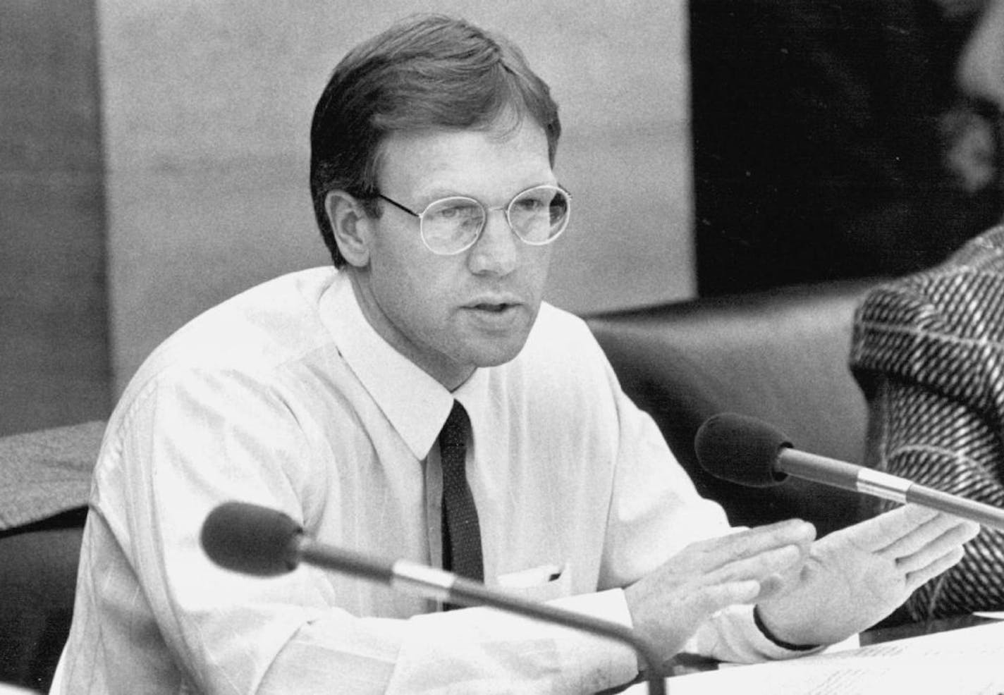 Duane Benson in July 1993 at the Minnesota Legislature.