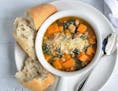 Meredith Deeds, Special to the Star Tribune Butternut Squash, Sausage and White Bean Soup
